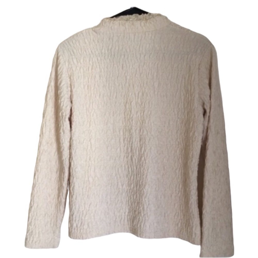 Vintage high neck Victorian lace detail long sleeve blouse cottagecore coquette - Picture 4 of 8